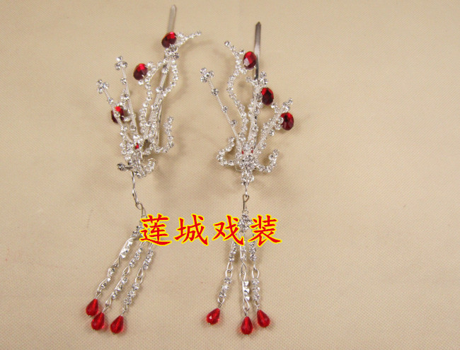 戏曲头面 水钻头面 海派头面 七彩双光头面小偏凤 小凤头饰