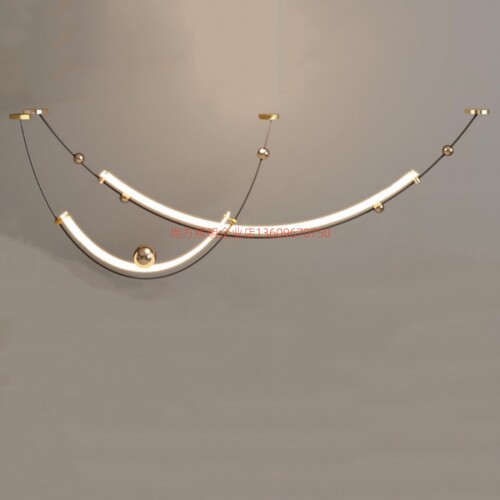 简约创意线条岛台吧台吊灯具北欧