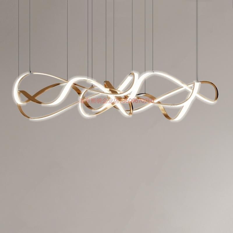 现代轻奢艺术异形吊灯设计师网红图片