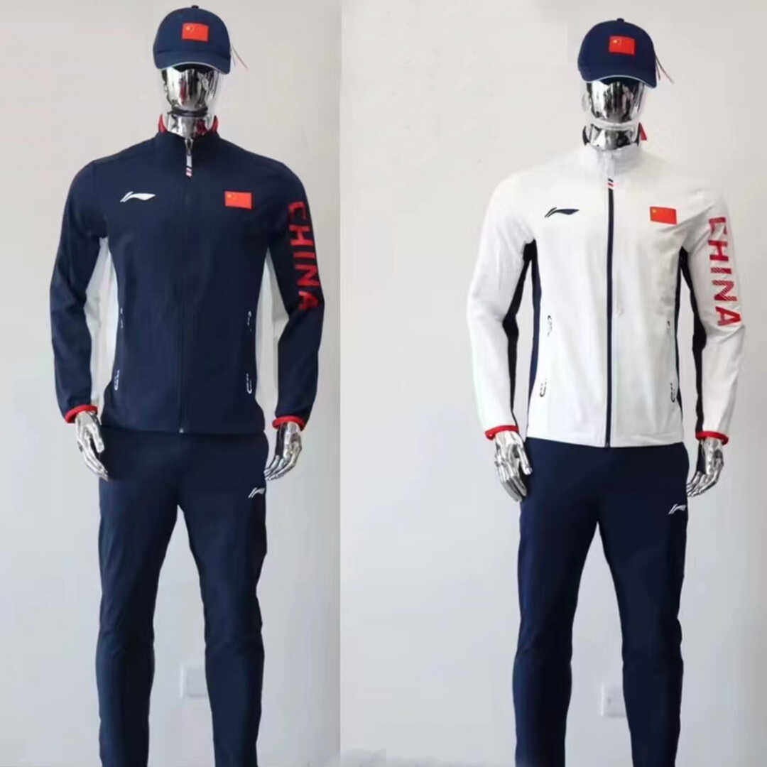 李宁国旗系列2023赞助国家队运动套装速干外套男女同款出场服