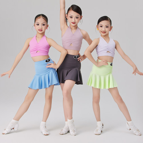TTDance拉丁舞女童练习服练功服