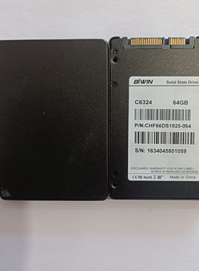 BIWIN  佰维 2.5 寸  32G 64G SATA  串口 SSD 固态硬盘 MLC