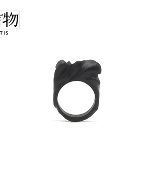 原创设计风黑檀木艺术送礼戒指