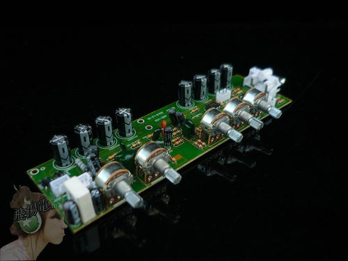 调音板运放声道成品前置供电