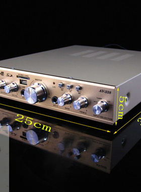 300W220v音响功放环牛4管推动大功率专业功放机卡拉OK家用功放机