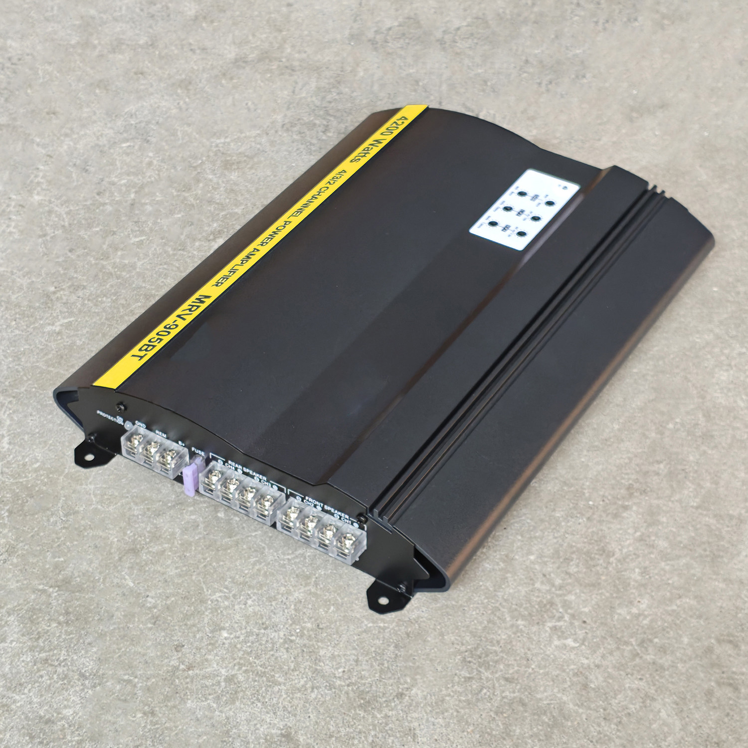 带蓝牙1000W四声道汽车音响功放板4路大功率功放 8只大管汽车车载