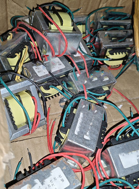 拆机剪线32W方形变压器音响E牛功放电源双22V电压EI变压器单18V
