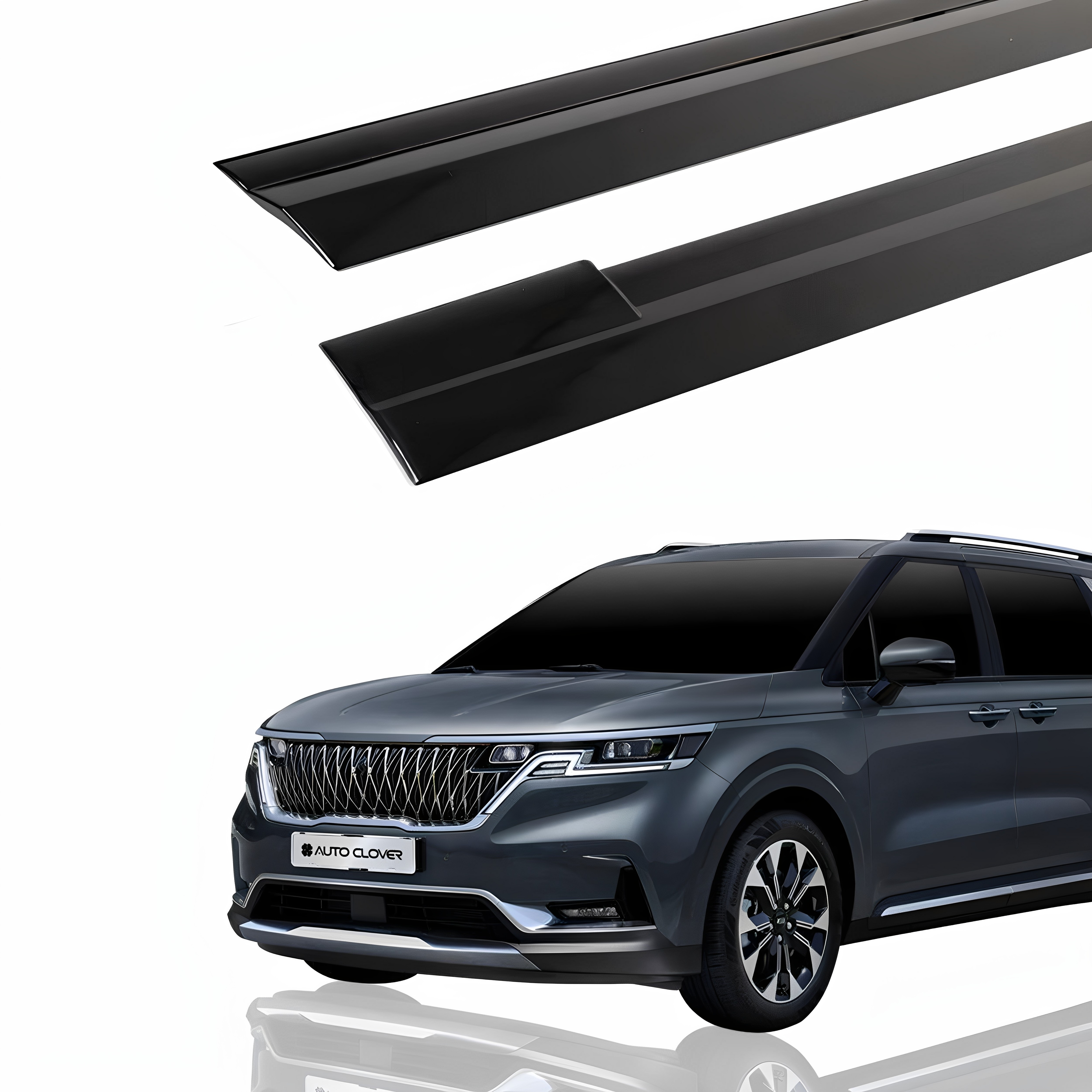 2021-2025款起亚嘉华KIACARNIVAL KA4专用黑色晴雨挡雨眉韩国进口