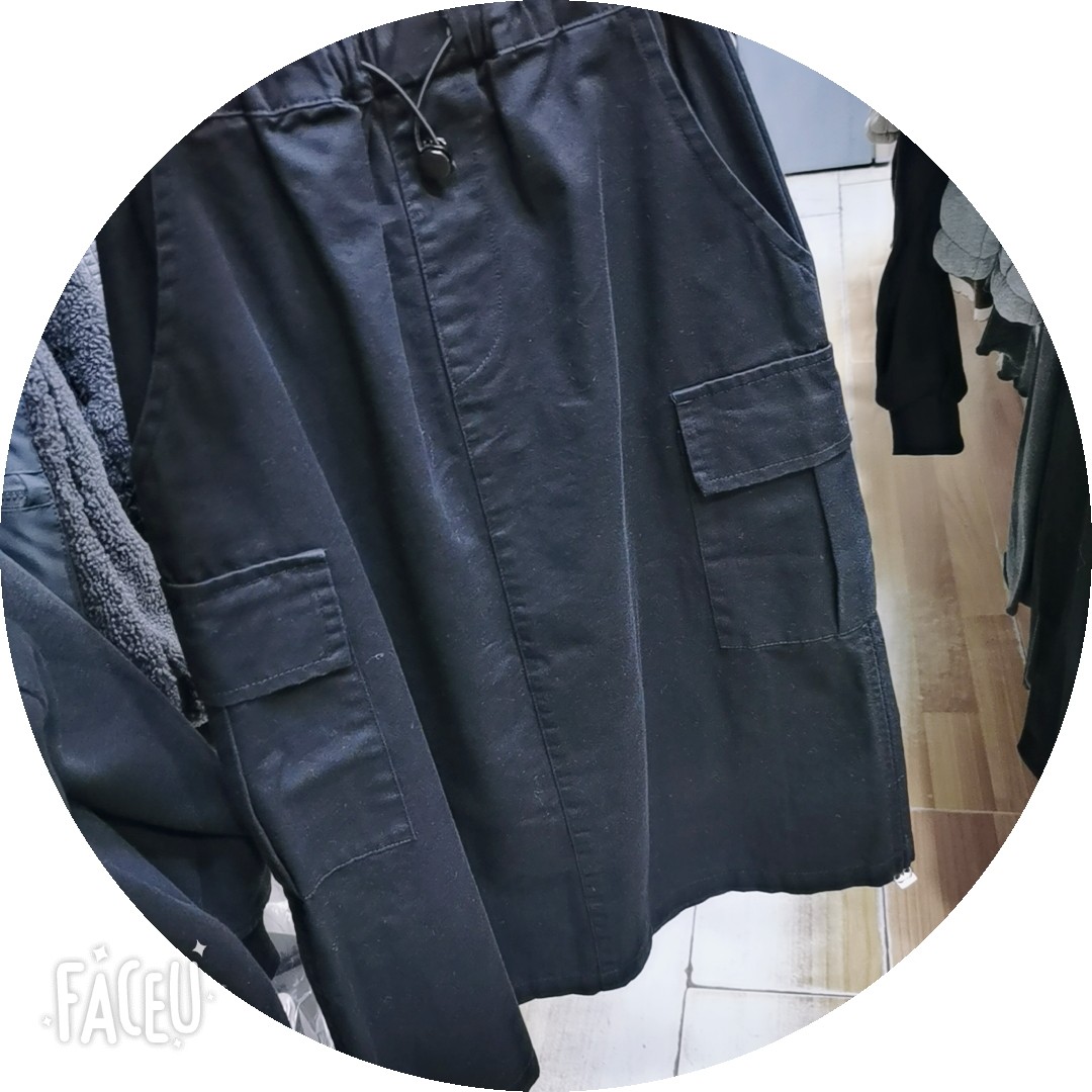 绘品女童中大童全棉半身裙2025新款儿童春秋款工装裙中长款裙子