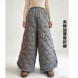 秋冬瘫痪骨折术后支架加粗裤管护理卧床裤子方便固定男女宽松脱裤