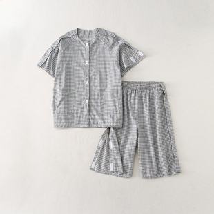 护理服短袖短裤纯棉病号易穿脱骨折术后衣服男女瘫痪病人服装夏季