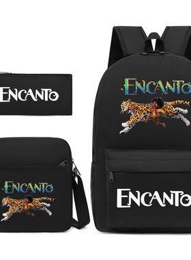 魔法满屋Encanto学生书包卡通动漫午餐包笔袋双肩包亚马逊速卖通