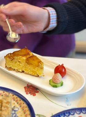 默认微瑕疵9.5寸纯白骨瓷椭圆盘24×10×2洗碗机微波炉适用