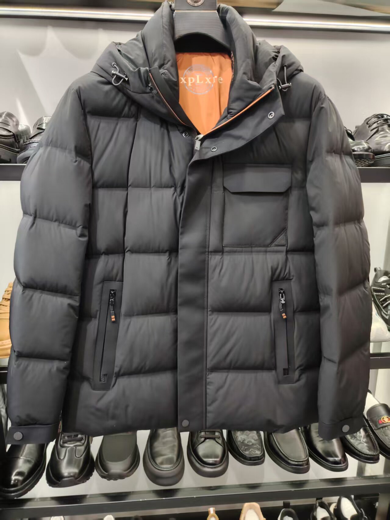 卡荻培蒙2026新款冬装男士一手长羽绒服连帽羽绒休闲外套羽绒