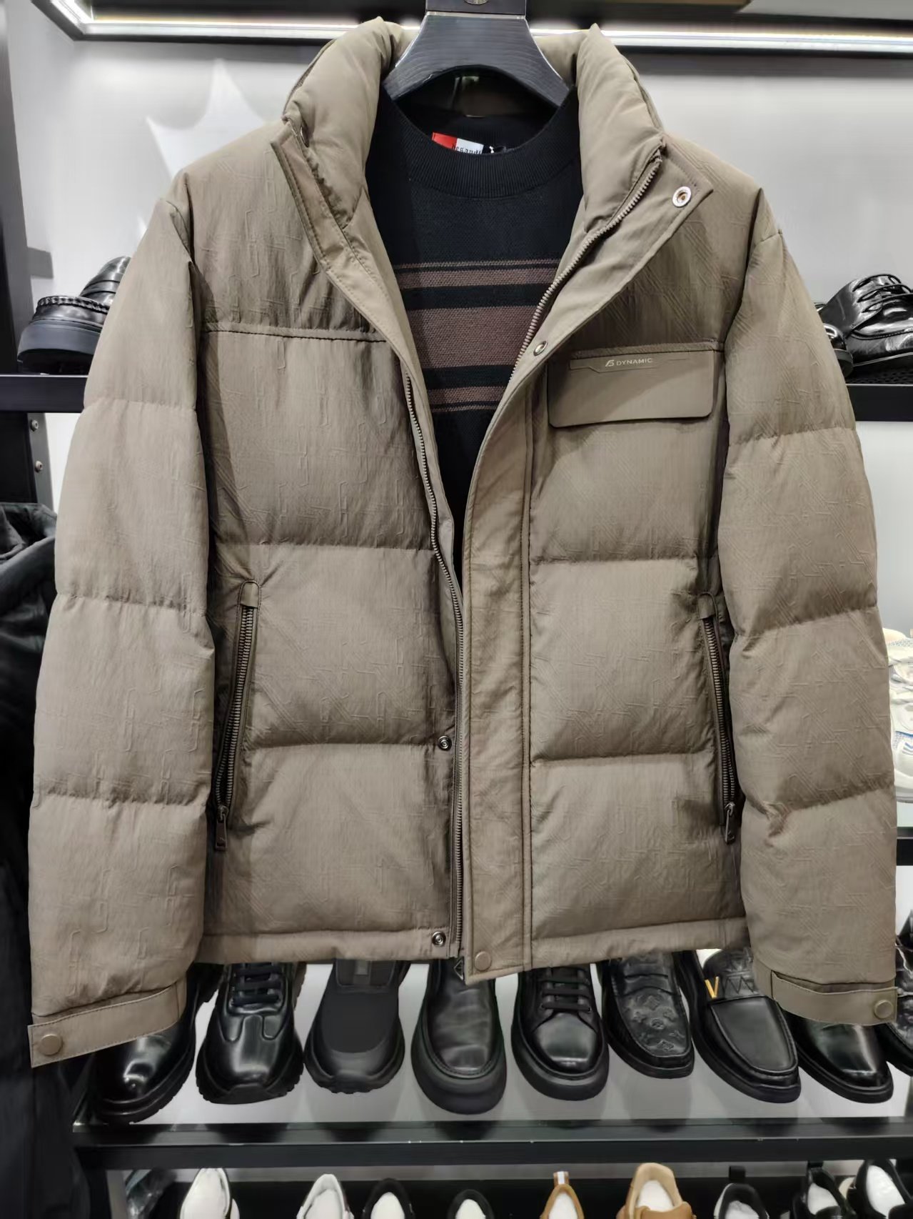 金丝狐男装2026新款男士立领羽绒服外套羽绒服短款羽绒服休闲冬款