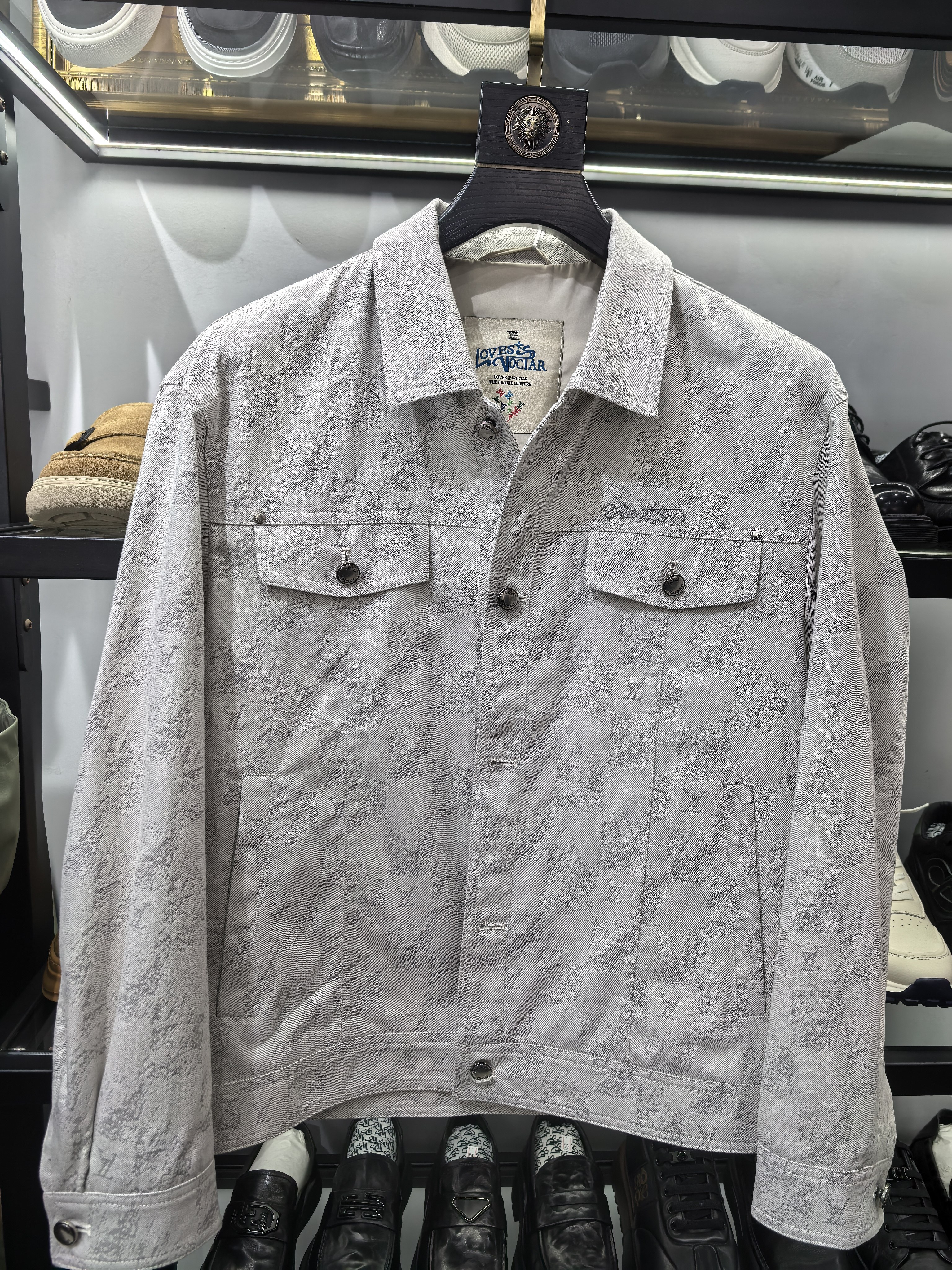 2026新款春装男士翻领牛仔外套男夹克外套男高端欧货夹克