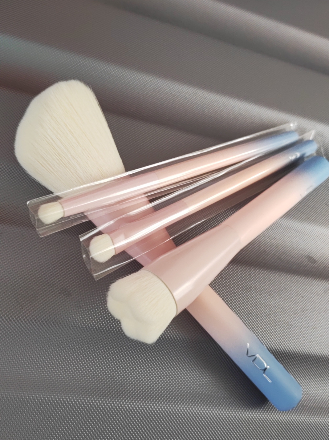 包邮沧州四支化妆刷套装粉蓝散粉刷腮红刷粉底刷眼影眼部刷侧影刷