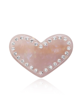 奇美拉高端醋酸爱心发夹一字夹女侧边夹碎发刘海夹后脑勺半扎发卡