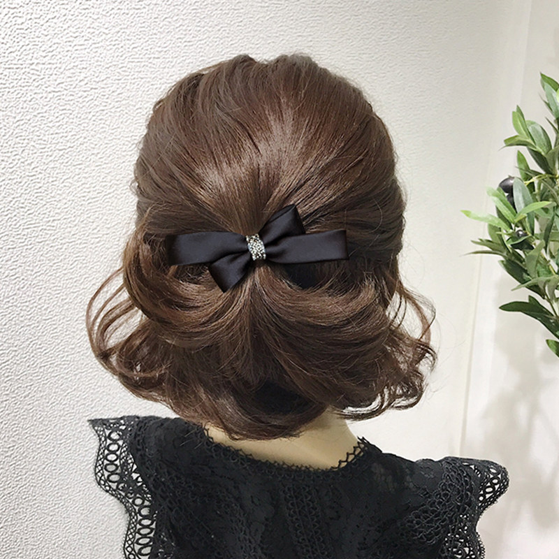 奇美拉发夹女生高端蝴蝶结顶夹