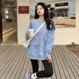 现货秋装蓝色圆领印花卫衣057-5788-P95K158，商品下架区，唯尔萱