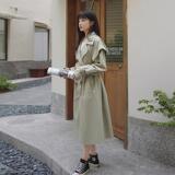 新款豆沙绿风衣5839-P155-K238，女装风衣，2B080