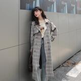 风衣格子收腰外套20076-P135K219，女装风衣，2B080