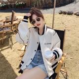 春装拼接外套棒球服上衣5805-P130K188，女装短外套，2B080