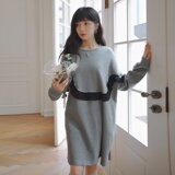 春装新款黑色花边卫衣2B080-5837-P105K158，女装连衣裙，2B080