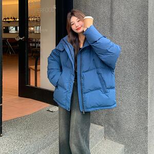 新款 2026年冬季蓝色羽绒服 90绒 057-8863-P300控458图片