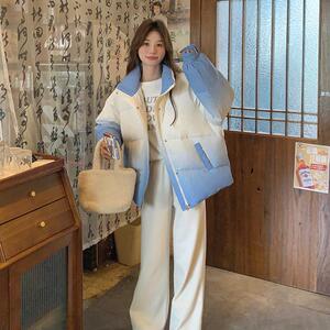 新款 2026年冬季蓝色渐变羽绒服 90绒 057- 8868-P270k418图片