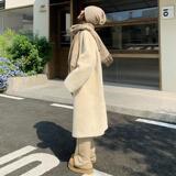 新款皮毛一体羊羔毛外套057-8829-p190k308，女装毛呢外套，2B080