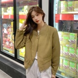 现货秋装格子短外套057-5866-P135K198，女装短外套，唯尔萱