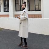 毛呢外套海军领呢大衣无里布版057-5766-1-P175K258，女装毛呢外套，2B080