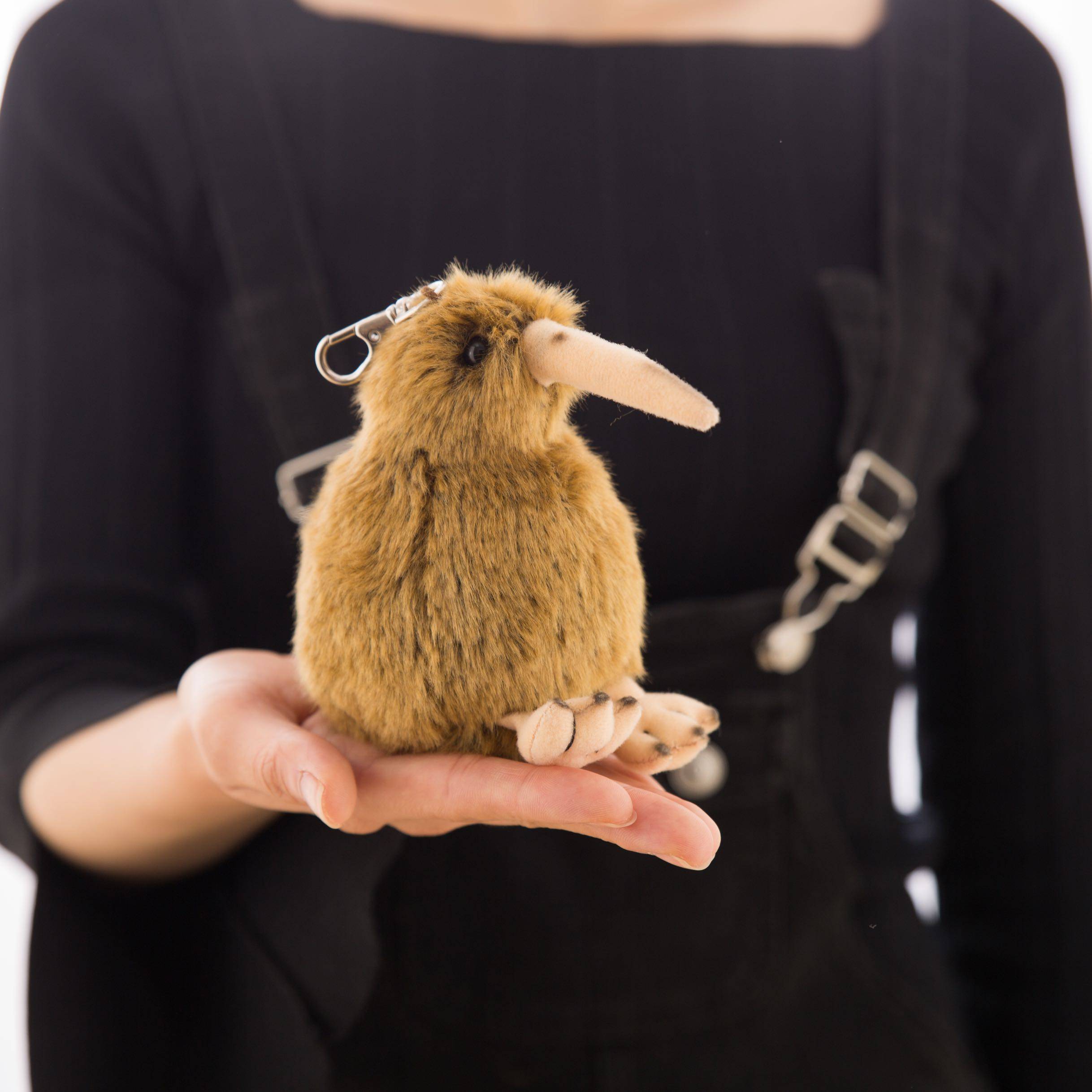 大kiwi几维鸟公仔动物挂件钥匙扣 抖音网红同款 仿真动物生日礼物