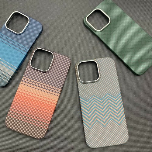 真凯夫拉适用于苹果iPhone17promax手机壳磁吸轻薄日落月升iPhone16/15/14promax芳纶碳纤维高档手机保护套