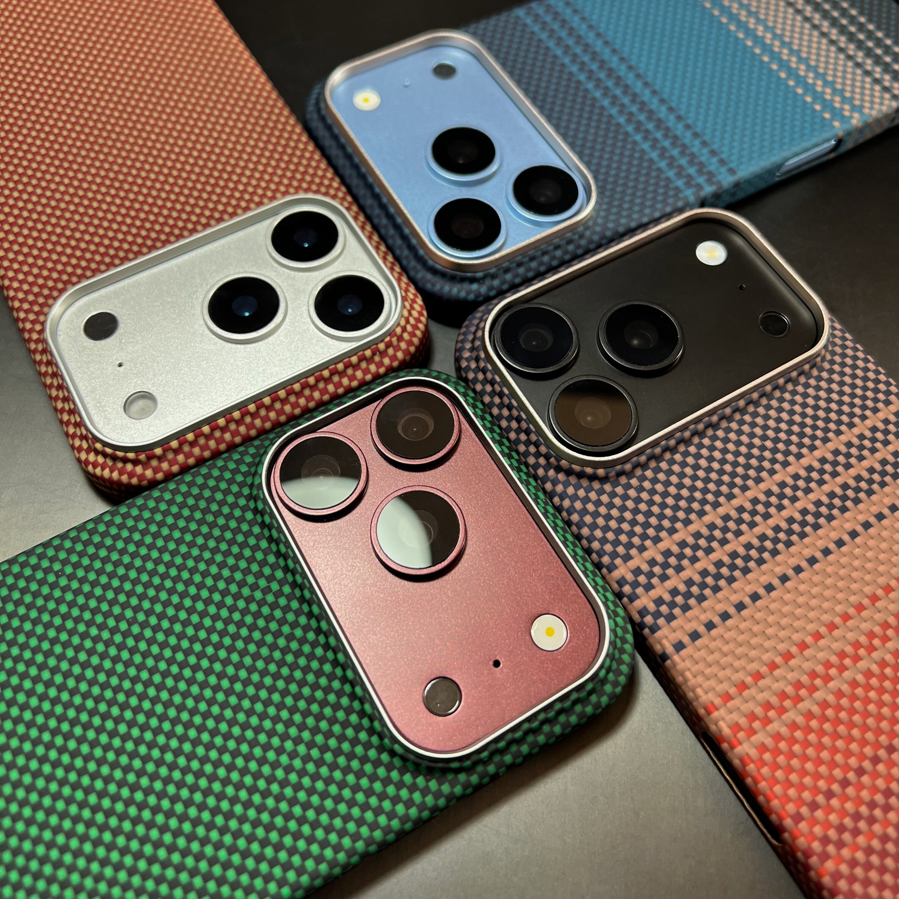适用苹果iphone18promax手机壳17Pro真凯夫拉芳纶碳纤维磁吸magsafe保护壳浮织高档编织工艺保护套