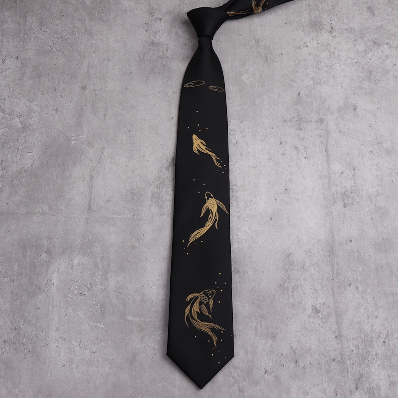 原创设计提花刺绣时髦潮流领带