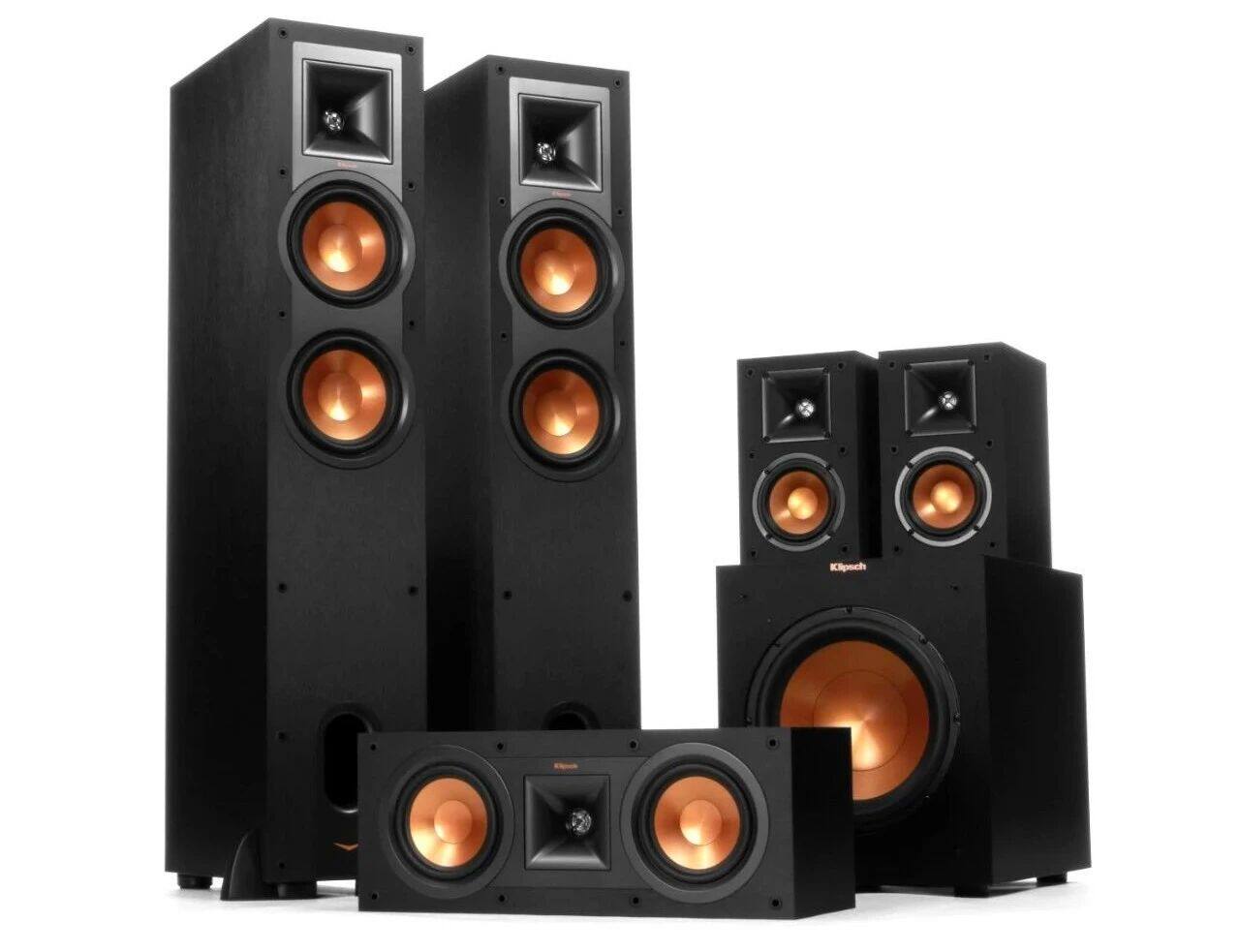杰士R26F家庭影院5.1家用HIFI主音响落地音箱套装R41M/R100SW/R52