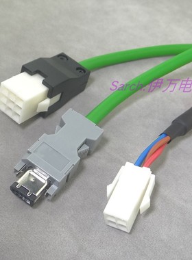 松下A6伺服编码器线MFECA0030EAD动力线A5抱闸刹车线MFMCB0050GET