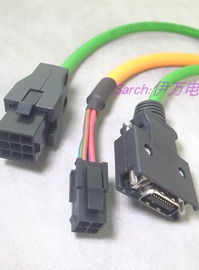 三菱MR-J2S伺服小功率电机线PWCNK1CBL5M-L编码器线JCCBL3M-H拖链