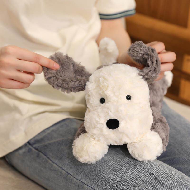 卡通趴姿牧羊犬毛绒安抚玩具狗狗玩偶公仔宝宝抱枕睡娃娃礼物