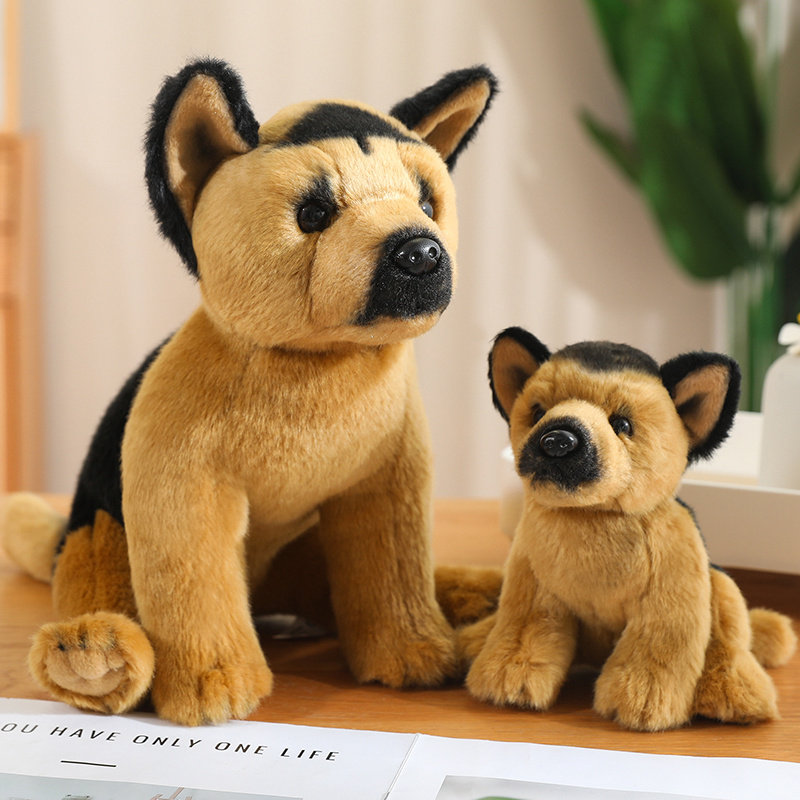 仿真狗狗毛绒玩具德国牧羊犬公仔玩偶宠物小狗假狗布娃娃宠物摆件