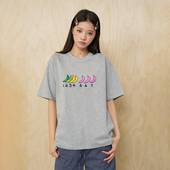 焦虑进程印花短袖 MoodLikeMe25ss 情绪日历香蕉 T恤