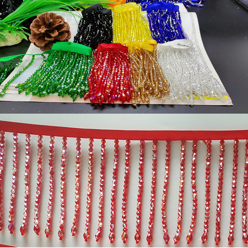 9.5厘米长款水晶吊坠串珠流苏花边婚纱礼服领部肩膀装饰头饰辅料,居家布艺,花边,淘宝优惠券,粉丝福利购,淘宝优惠卷