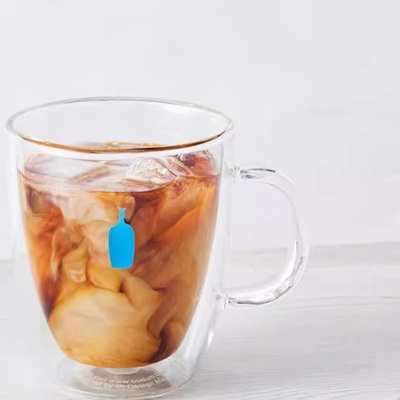 现货日本bluebottle小蓝瓶子爱心真空耐热双层玻璃杯马克杯咖啡杯