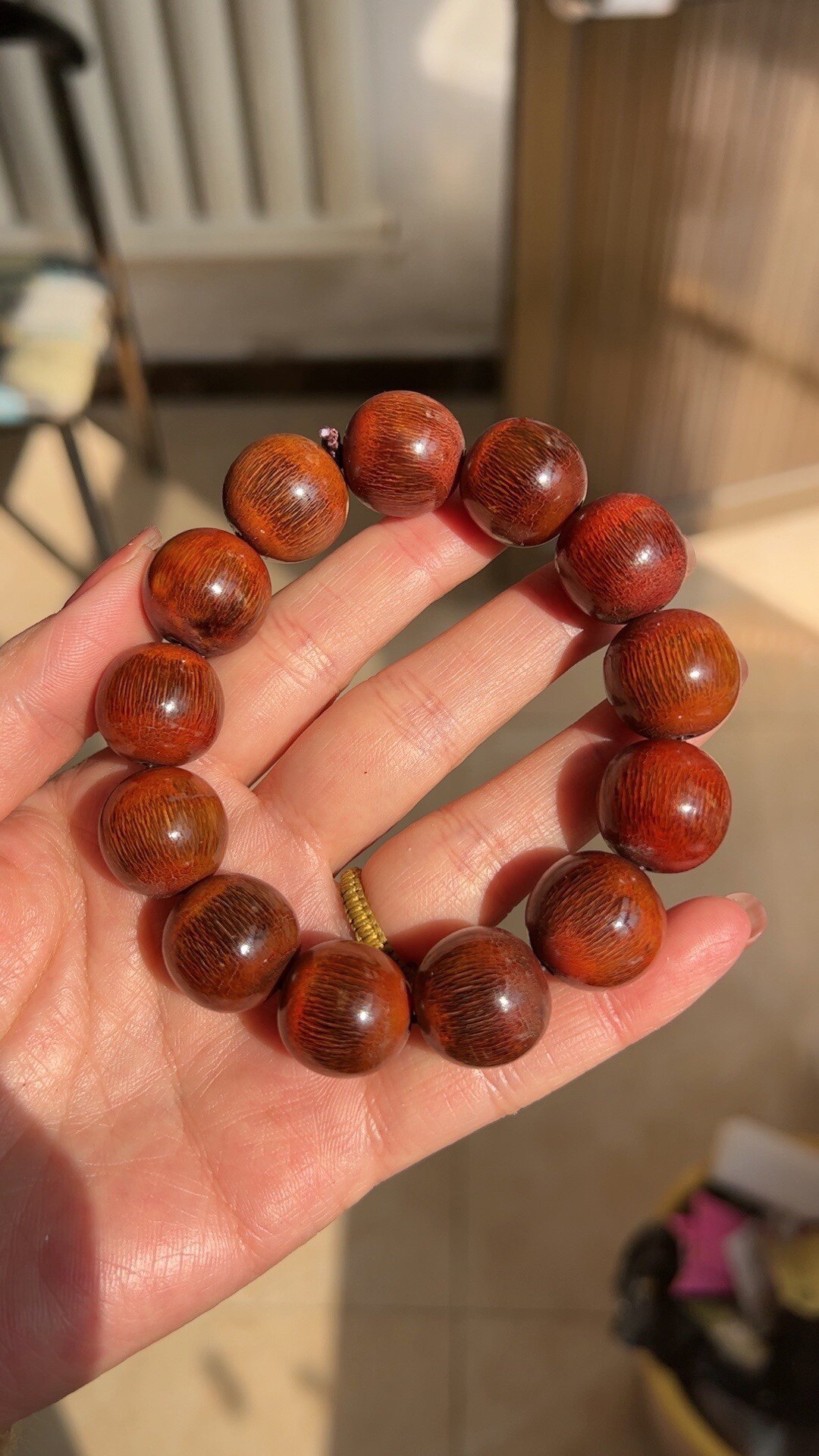 8非洲进口射天角文玩手串串珠手链文玩配饰特价包邮