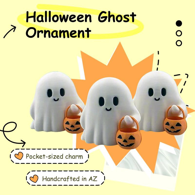 Halloween ghost pumpkin statue decorative item/decoration