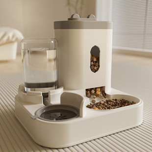 Automatic Cat Feeder Water Dispenser Adjustable Food Output