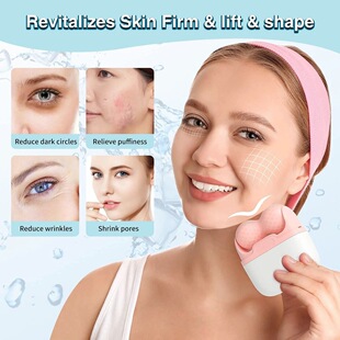 Ice Roller for Portable Icing Head Face Rejuvenation Double