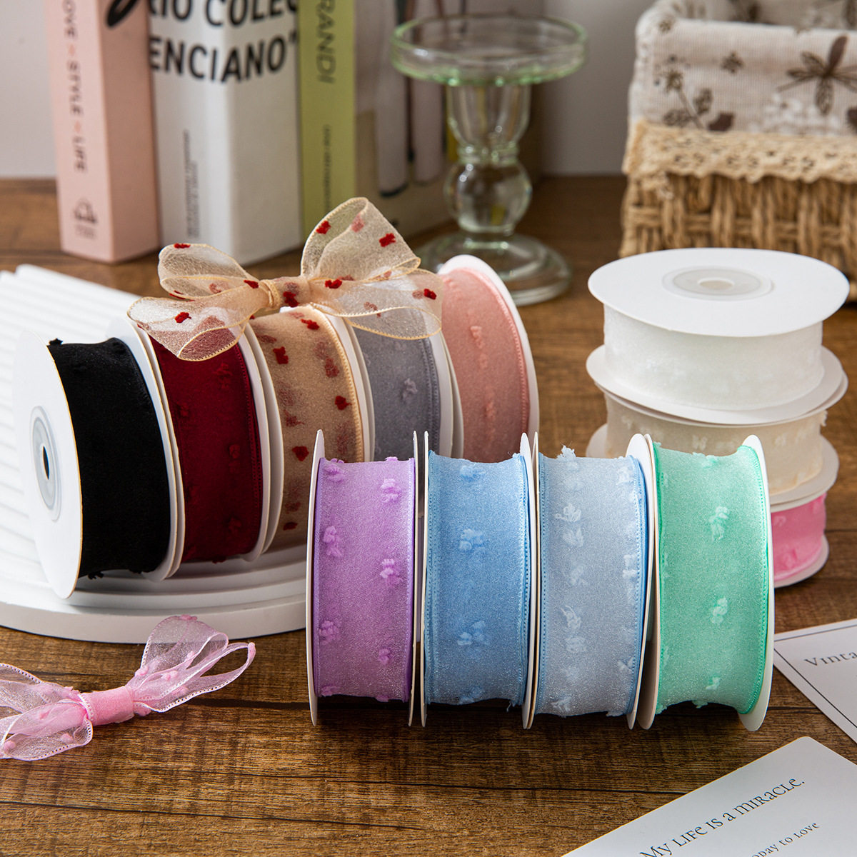 新款2.5cm绒点泡泡棉带 手工DIY蝴蝶结织带草帽发饰头饰服饰辅料,饰品/流行首饰/时尚饰品新,发饰,淘宝优惠券,粉丝福利购,淘宝优惠卷